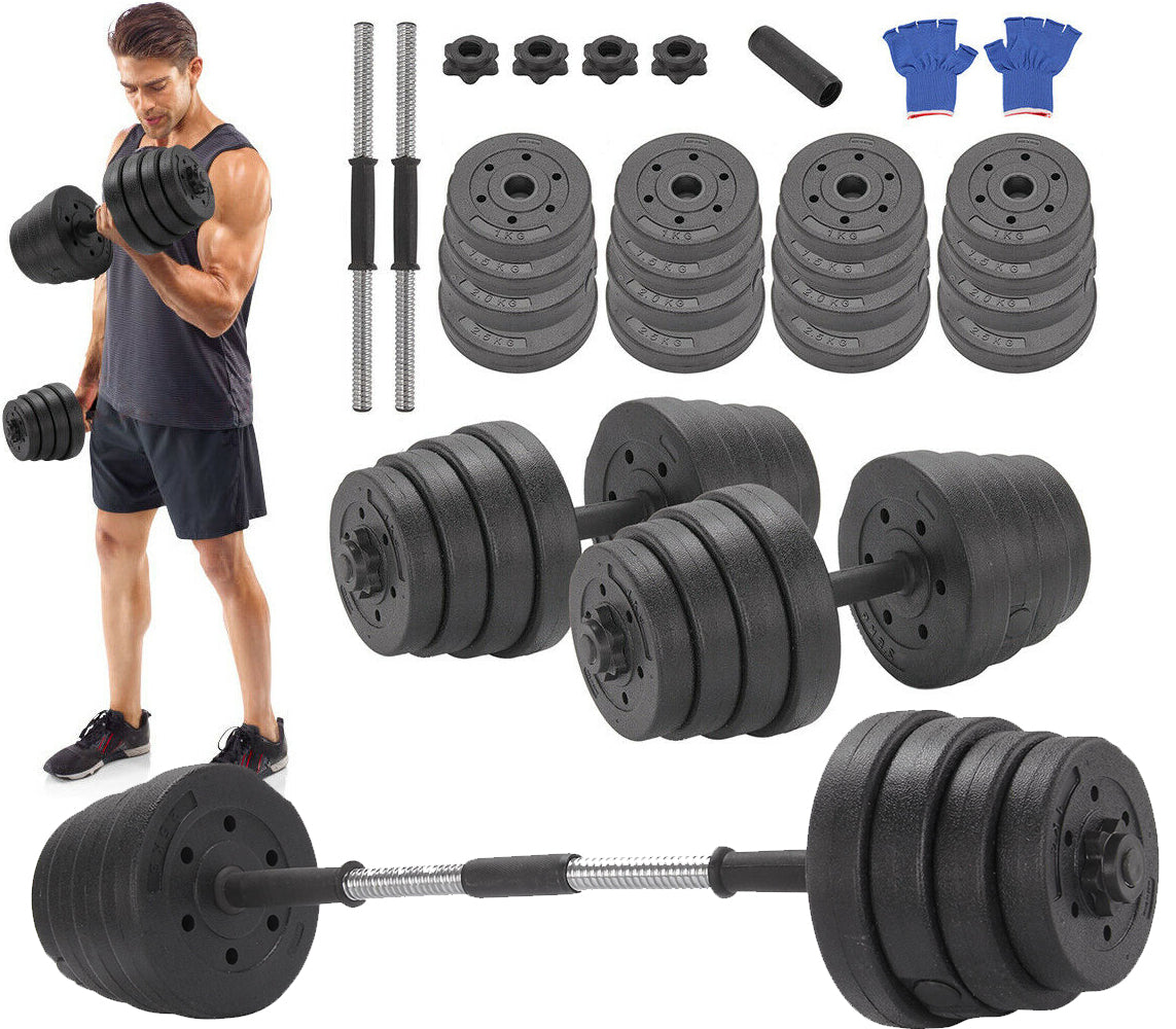 Deluxe 30Kg Dumbbells Pair of Weights Barbell/Dumbells Body Building Set Gym Kit Deluxe 30Kg Dumbbells Pair of Weights Barbell/Dumbells Body Building Set Gym Kit